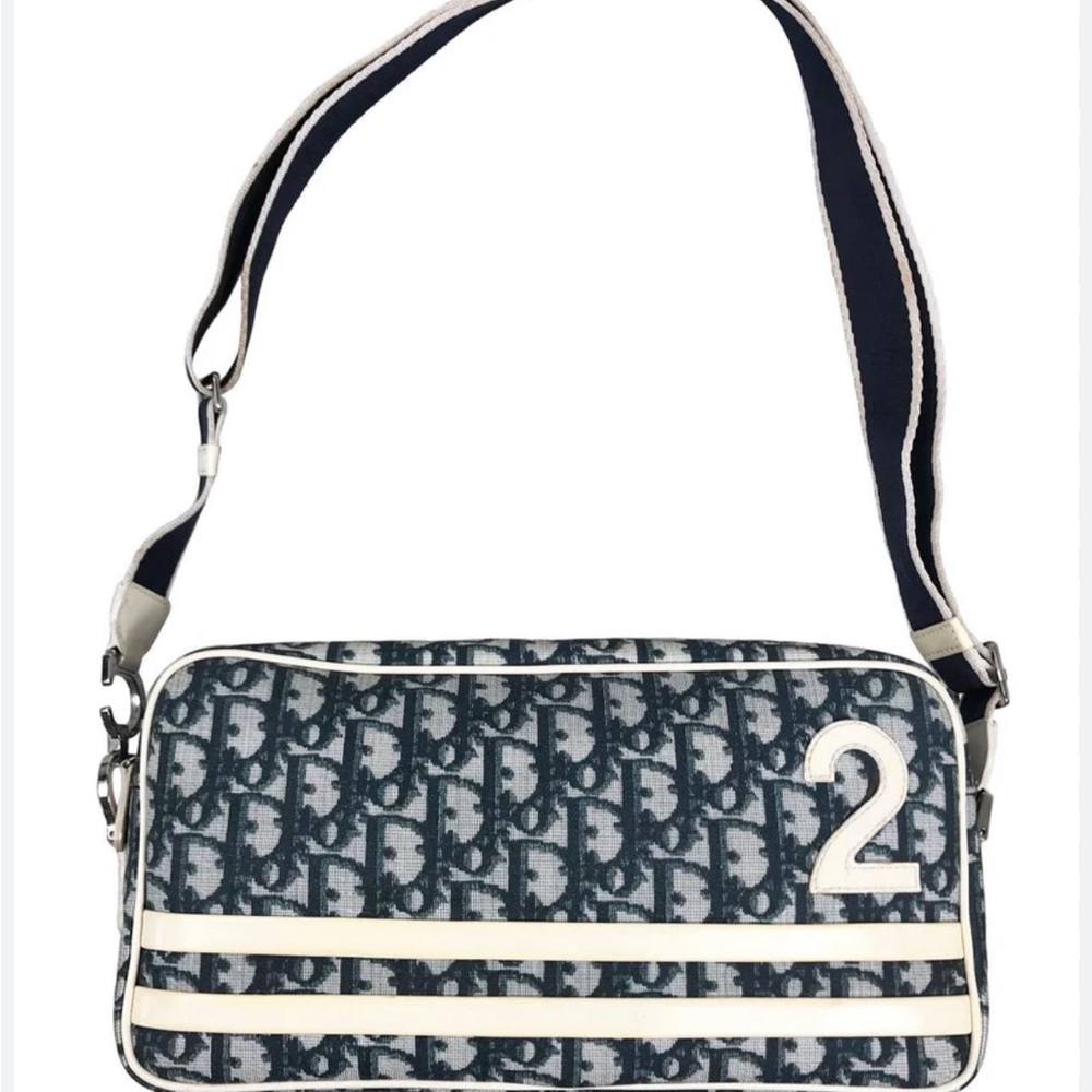 Christian Dior Vintage Trotter Messenger Bag 💙🦋